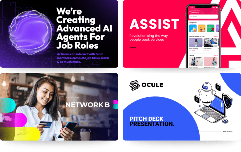 Pitch deck designs